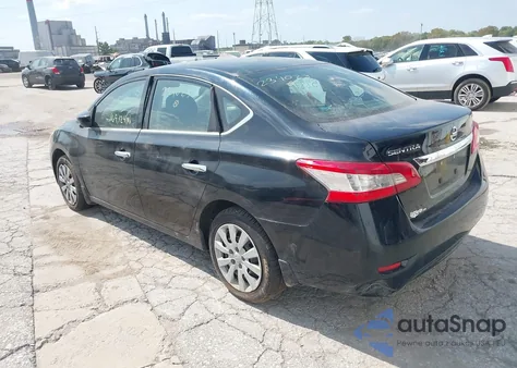 2015 Nissan Sentra S из США, поврежденный, VIN 3N1AB7AP1FY234023